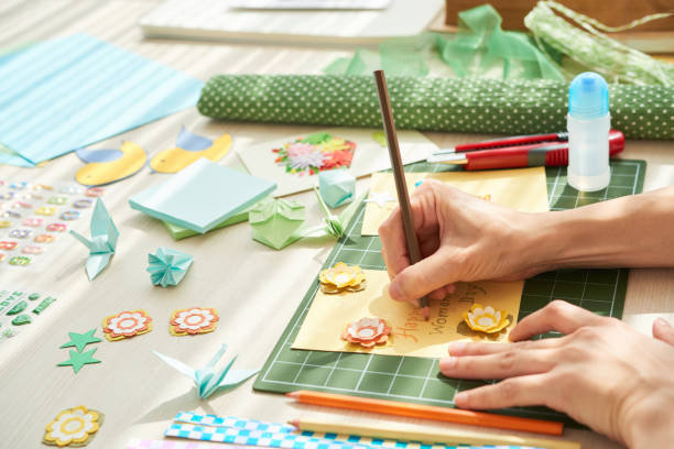 Atelier de papeterie créative et recyclage de papier, Montréal